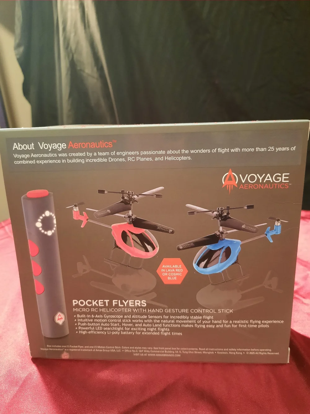 Voyage Aeronautics Pocket Flyers Micro RC Helicopter 2.4G Indoor Outdoor Use